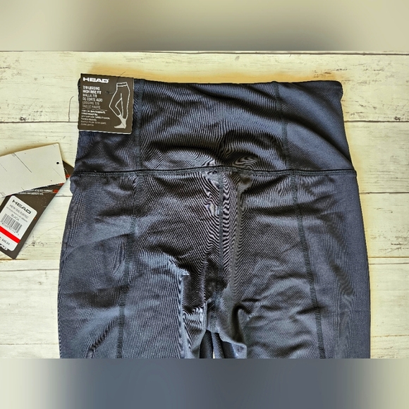 Head Attitude High Rise Leggings Mesh detail Dri-Motion Hidden Pocket Size Small - Picture 5 of 11